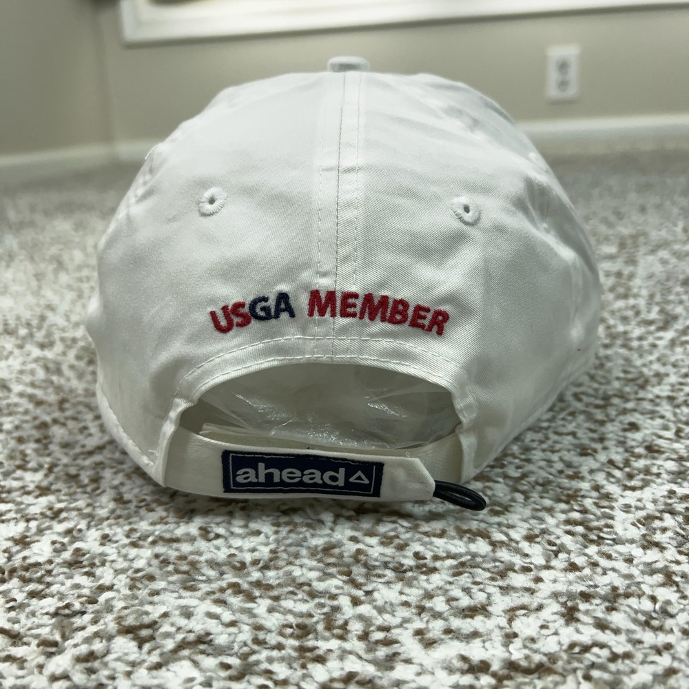 US Open Hat Cap Strap Back Mens One Size White 122nd Golf Country Club Sports - Picture 3 of 7